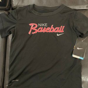 NWT Nike Baseball Dri fit shirt 4T